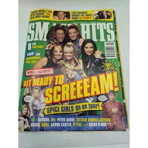 Vtg 90s UK SMASH Hits Magazine 26 Feb to  10 March 1998 Cover Spice girls READ